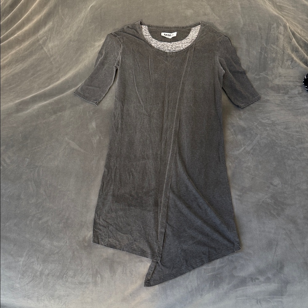 MM6 Gray Asymmetrical Top/Dress